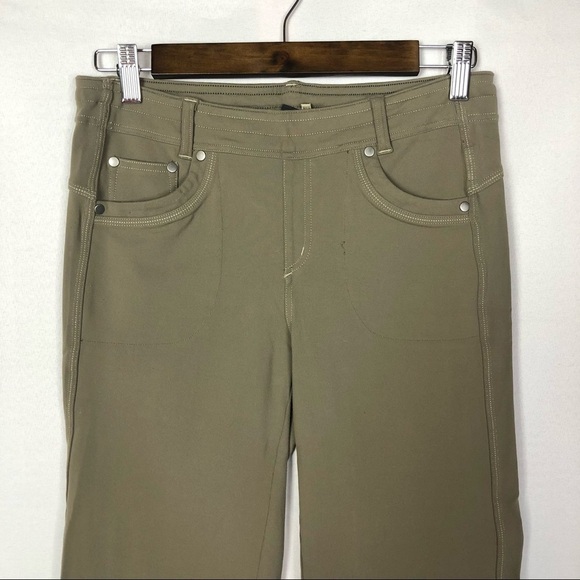 Kuhl Khaki Light Brown Cropped Capri Stretch Hiking Pants 8 - Picture 3 of 8